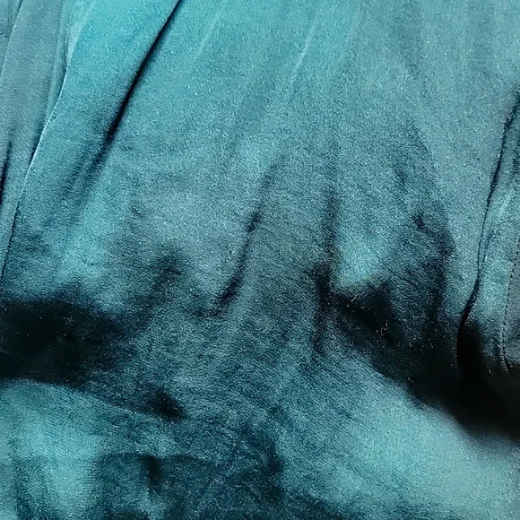 Gap Green Satin Pajama Set - Picture 2 of 4